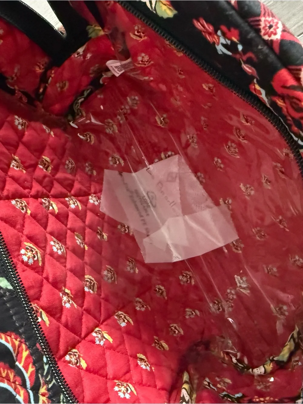 Vera Bradley Iconic Large Cosmetic Bag in Anastasia Limited Edition NWT